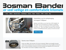 Tablet Screenshot of bosmanbanden.nl